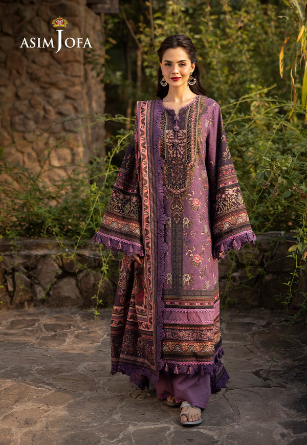 AJUW-05 EMBROIDERED KHADDAR 3 Pcs