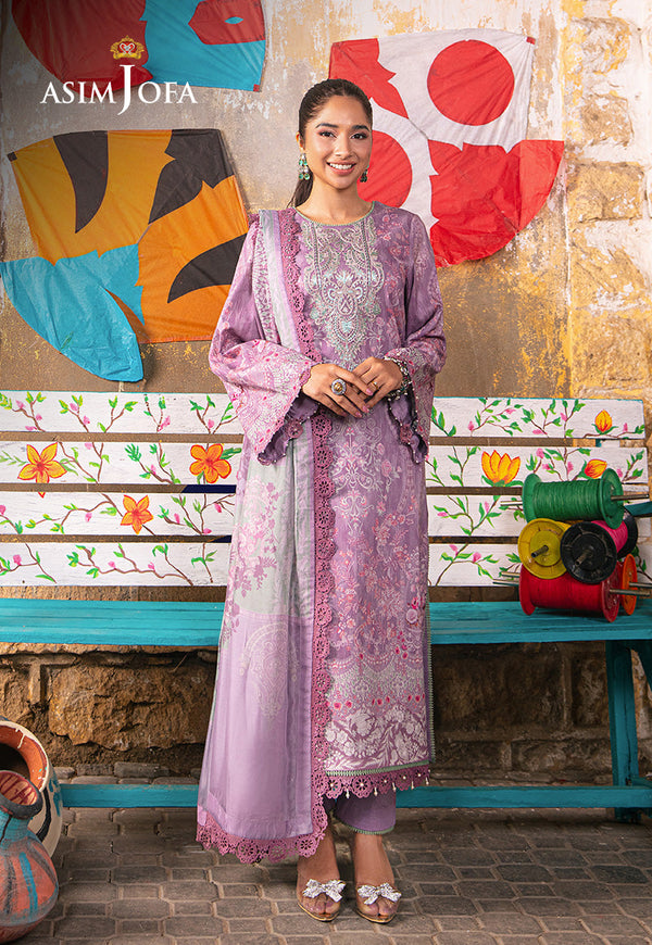 AJAR-11 EMBROIDERED JACQUARD 3 PCS