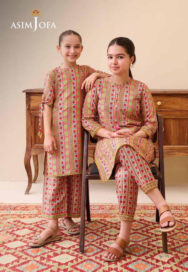 AJGL-03 PRINTED LAWN 2 PCS