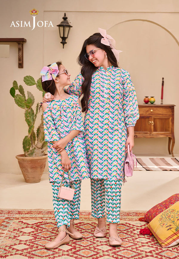 AJGL-09 PRINTED LAWN 2 PCS