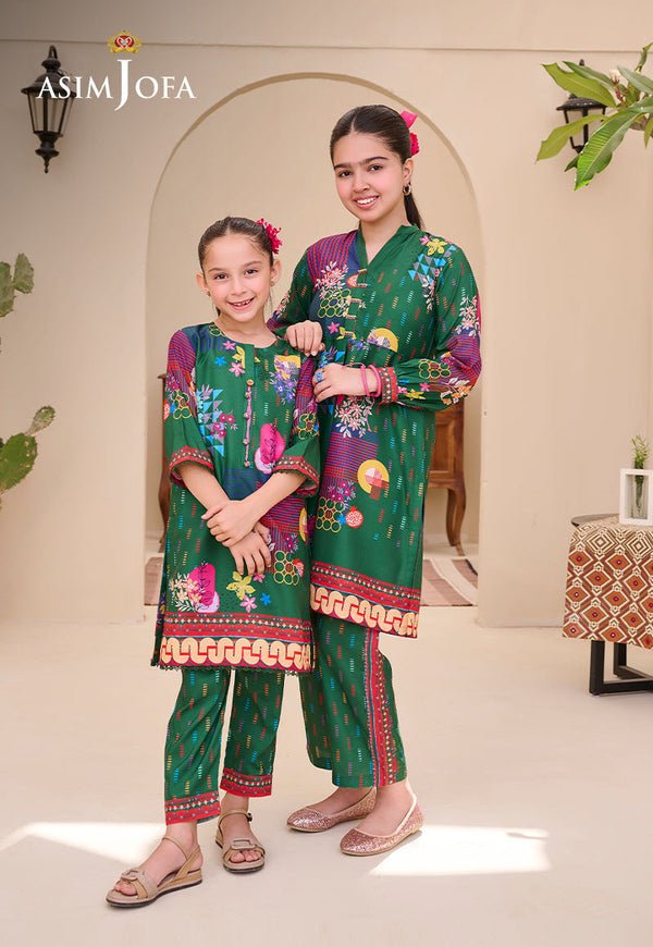 AJGL-10 PRINTED LAWN 2 PCS