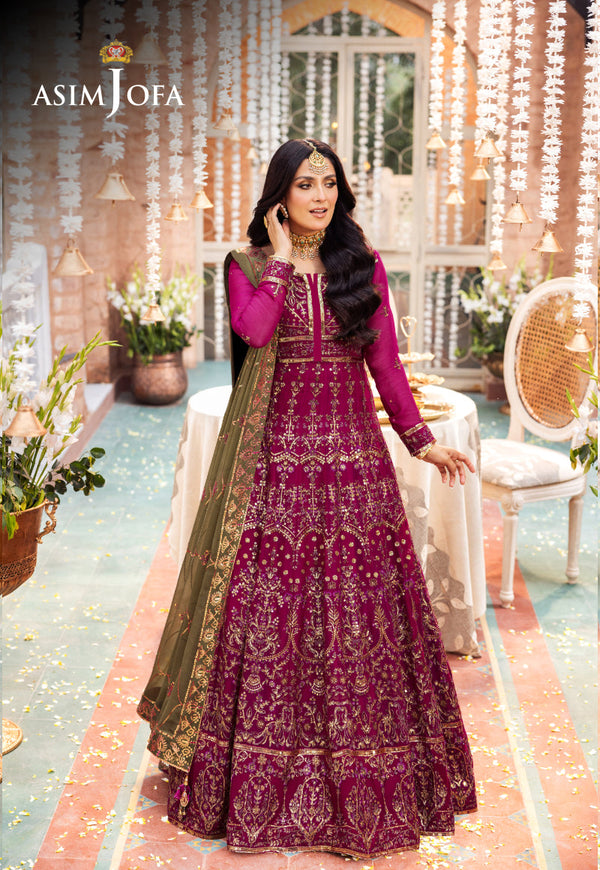 AJJJB-09 EMBROIDERED CHIFFON STITCHED 3 PCS