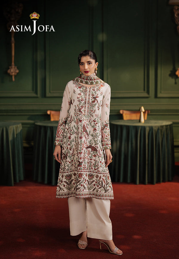 AJPFB-30 EMBROIDERED COTTON NET STITCHED 3 PCS