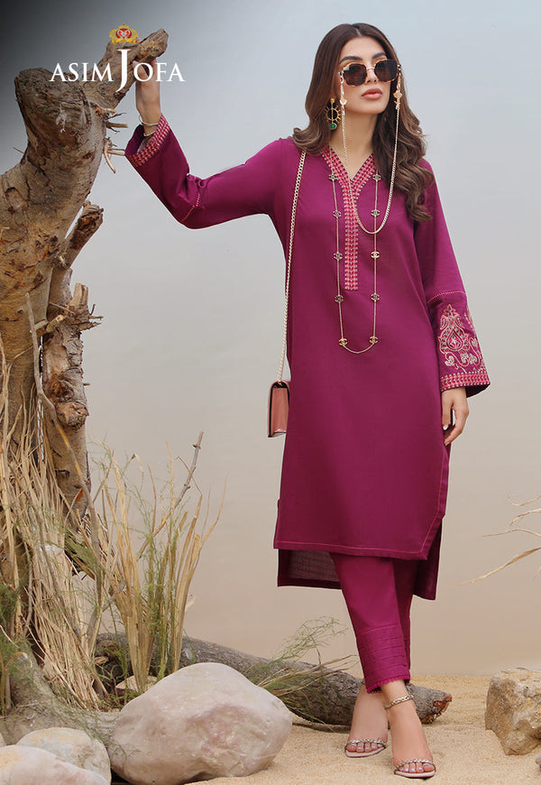 AJWS-11 (1-PC) EMBROIDERED SELF JACQUARD 1 PC