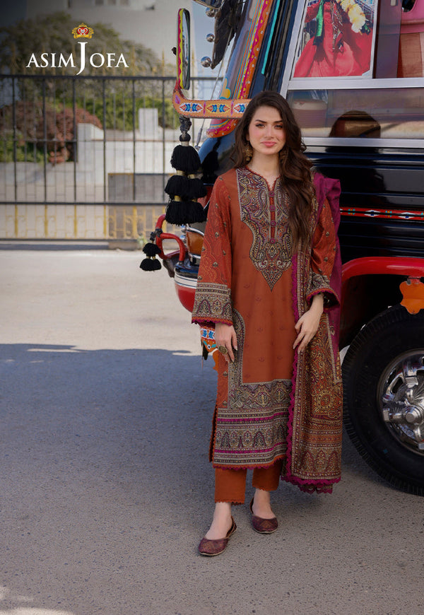 AJPLD-5 PRINTED ARABIC LAWN 3 PCS