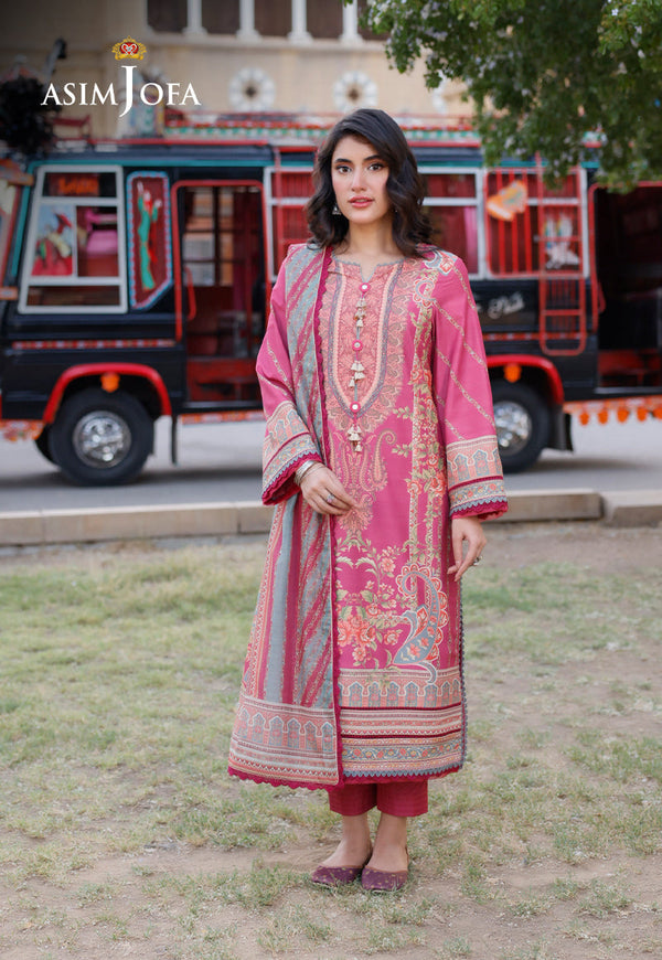 AJPLD-14 PRINTED ARABIC LAWN 3 PCS