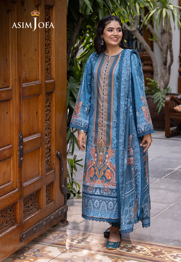 AJGBD-18 PRINTED LAWN 3 PCS