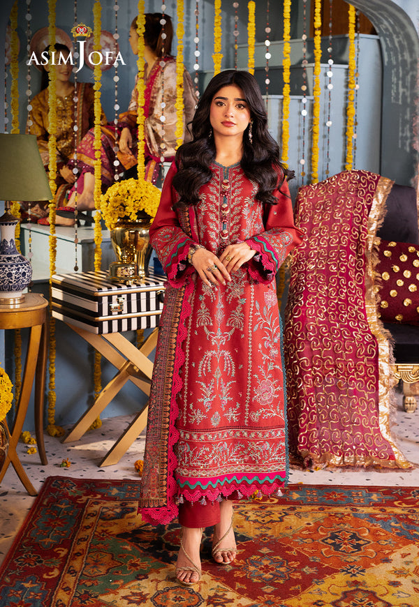 AJRA-26 EMBROIDERED JACQUARD 3 PCS