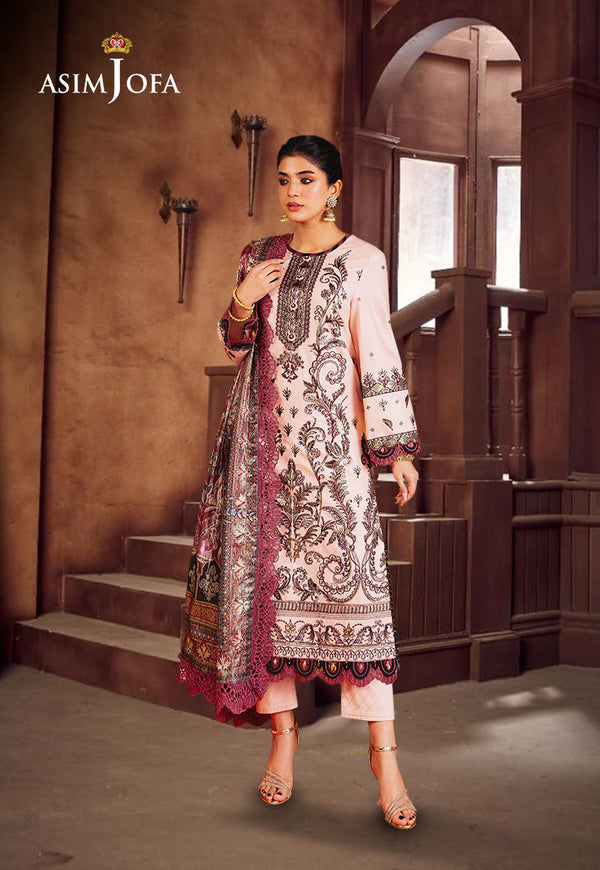 AJRA-29 EMBROIDERED JACQUARD 3 PCS