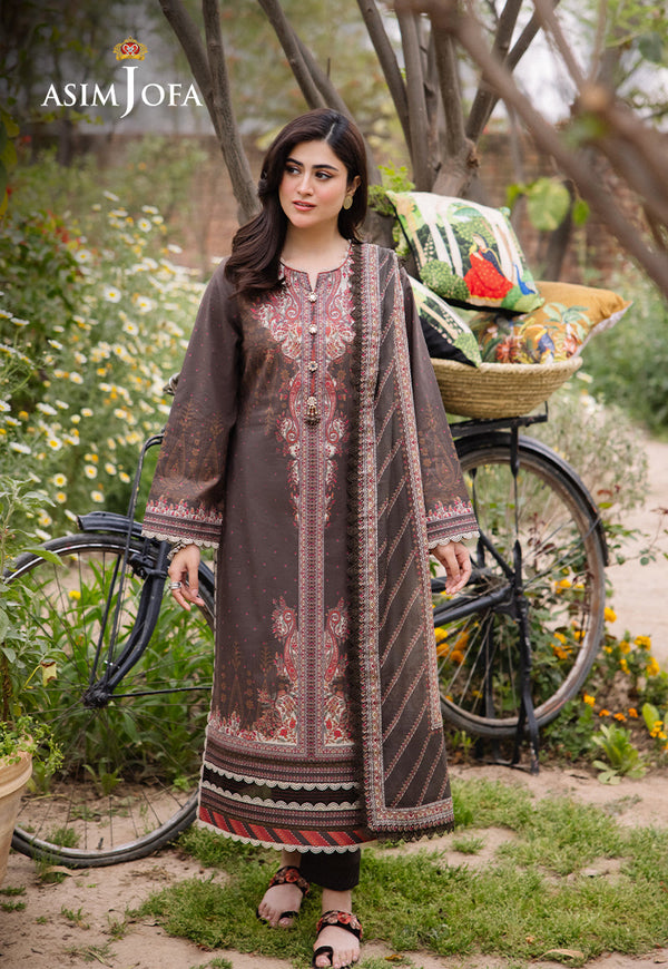 AJBUD-6 PRINTED LAWN 3 PCS