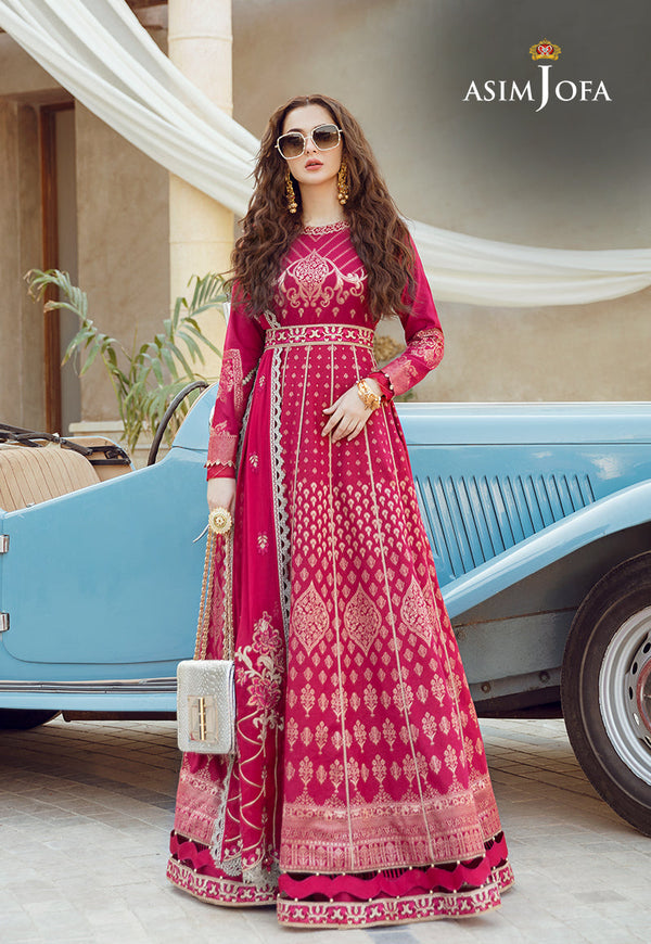 AJRL-20 EMBROIDERED WOVEN JACQUARD LAWN 3 PCS