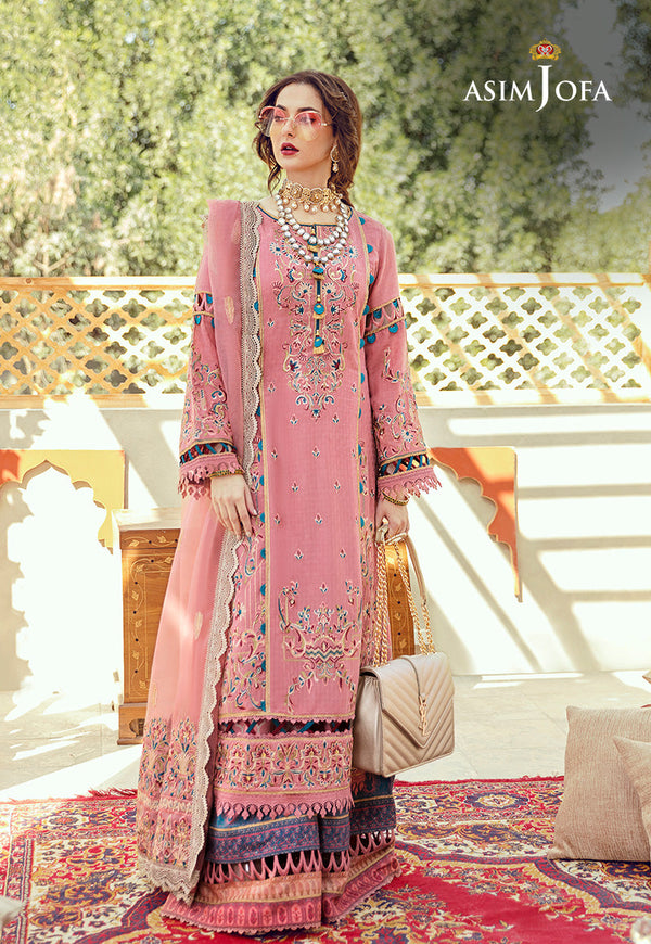 AJRL-04 EMBROIDERED SELF JACQUARD LAWN