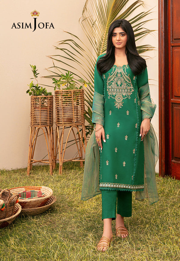 AJOD-28 EMBROIDERED CAMBRIC 3 PCS